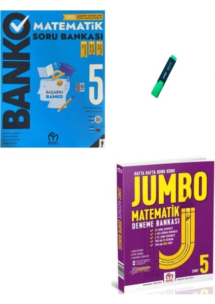 5. Sınıf Matematik Banko Soru Bankası ve Jumbo Deneme