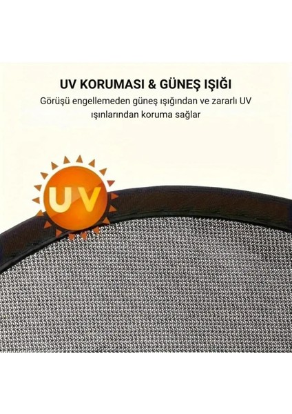 Uv Korumalı 2 Adet Araç Yan Cam Güneşlik Sineklik 65X38CM Araç Yan Cam Güneşlik Araç Perdesi