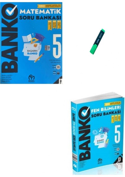 5. Sınıf Banko Serisi Matematik ve Fen Bilimleri Soru Bankası