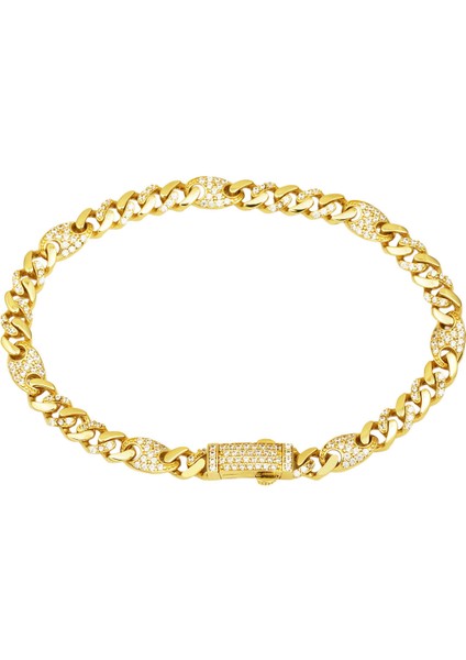 Italyan Gurmet Altın Bileklik 14 Ayar