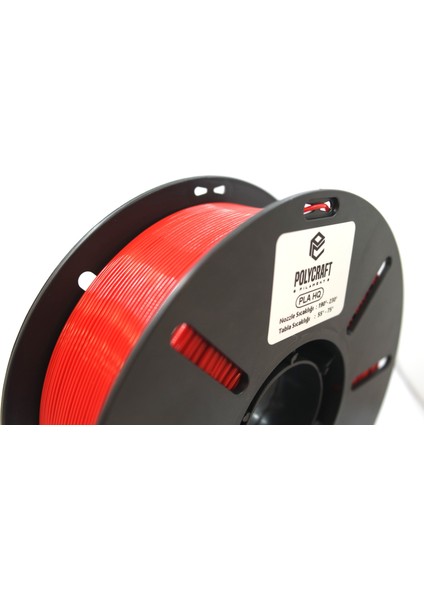 Polycraft Pla Hq (plus) Filament 1.75 mm - 1 kg - Bayrak Kırmızı