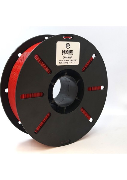 Polycraft Pla Hq (plus) Filament 1.75 mm - 1 kg - Bayrak Kırmızı