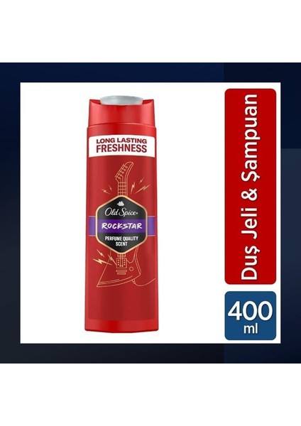 Rockstar 3 In1 Şampuan Duş Jeli 400 ml