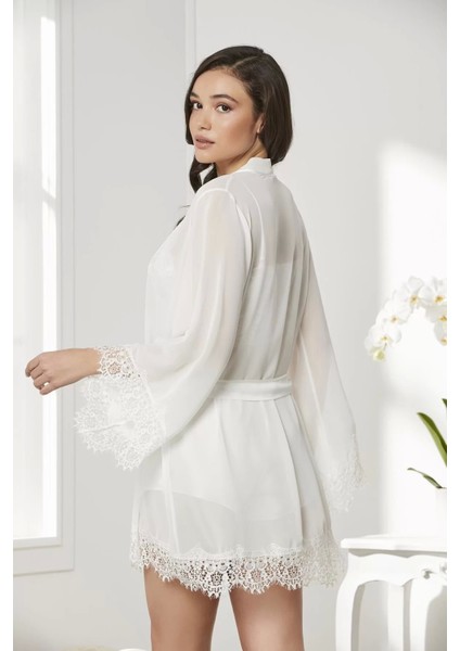 Pierre Cardin 7005 Sabahlıklı Şort Gecelik Takım