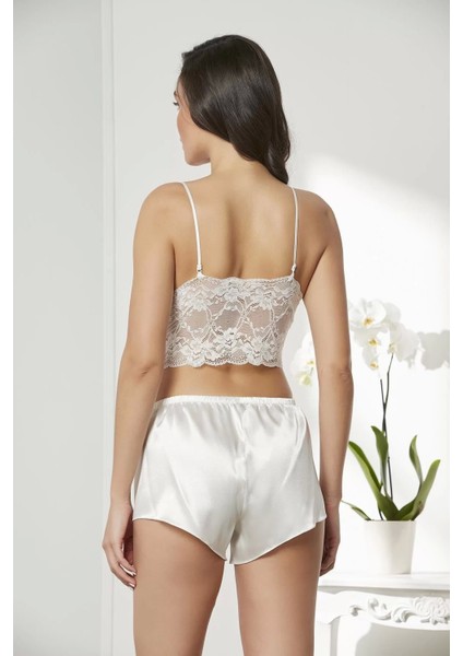 Pierre Cardin 7005 Sabahlıklı Şort Gecelik Takım