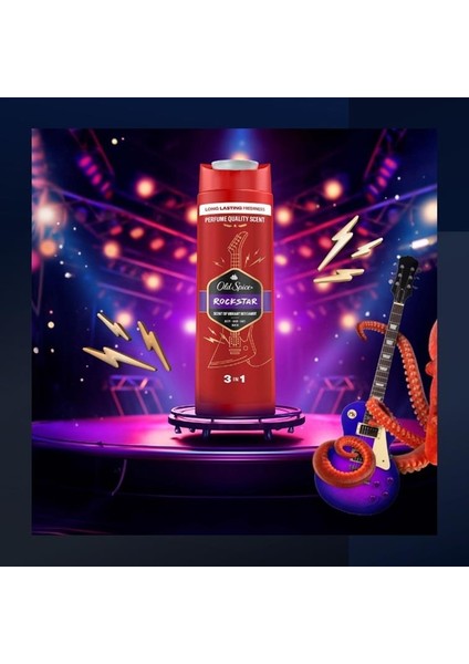 Rockstar 3 In1 Şampuan Duş Jeli 400 ml