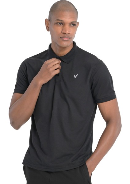 Furano Erkek Siyah Günlük Stil T-Shirt 25YE017-SYH
