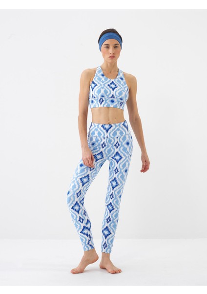 Kadın Mavi Slim Fit Crop