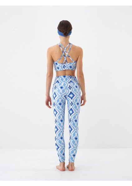 Kadın Mavi Slim Fit Crop