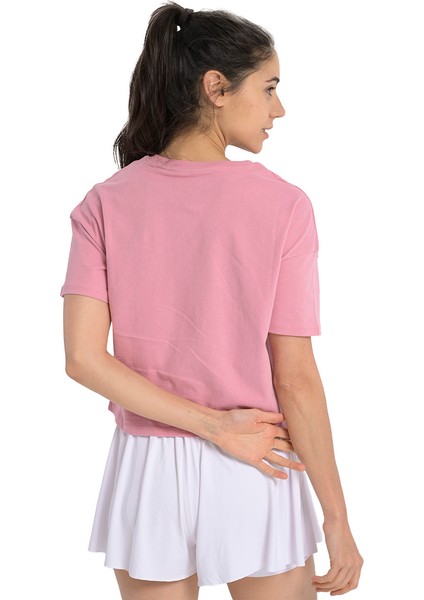 Ube Kadın Pembe Günlük Stil T-Shirt 25YK015-PMBE fiyatları