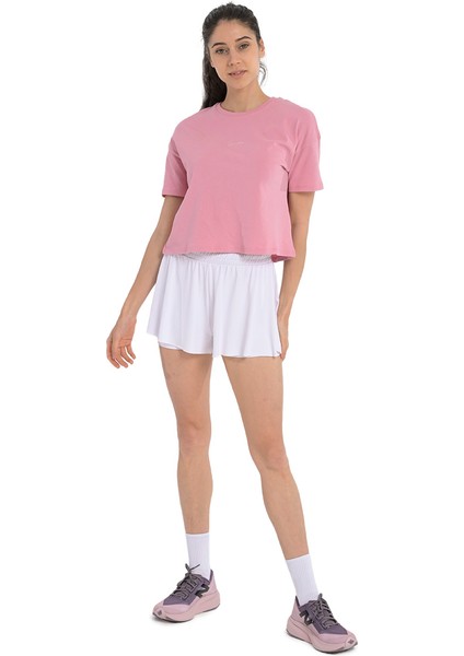 Ube Kadın Pembe Günlük Stil T-Shirt 25YK015-PMBE modelleri