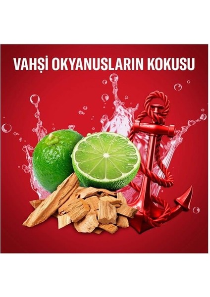 Captain 3'ü Bir Arada Yüz Saç ve Vücut Duş Jeli 400 ml