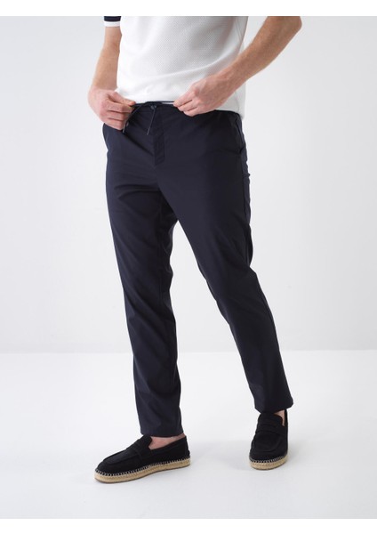 Lacivert Regular Fit Liyosel Jogger Pantolon