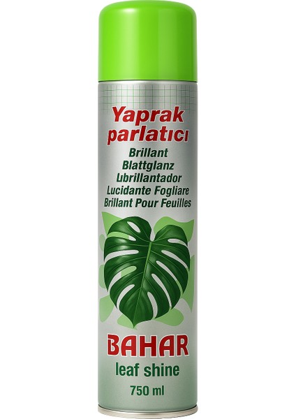 Yaprak Parlatıcı Sprey 750 ml | Bitkiler Için Parlak Yaprak Bakımı