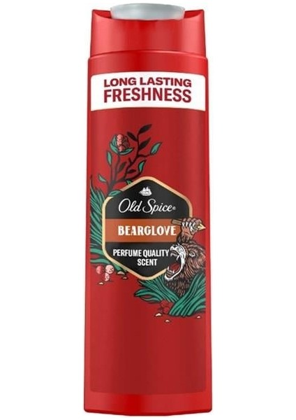 Bearglove Erkekler İçin Duş Jeli ve Şampuan 400 ml