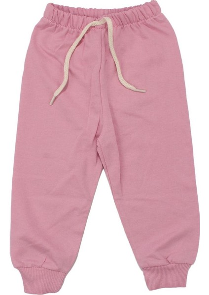 Kız Bebek Pembe Papatya Baskılı 2'li Takım - 1015277