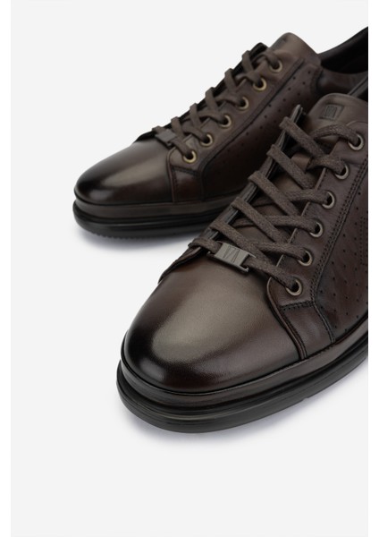 Erkek Deri Kahverengi Casual Ayakkabı 298 2989-7318 Erk Ayk Y25 Kahve Slvr modelleri