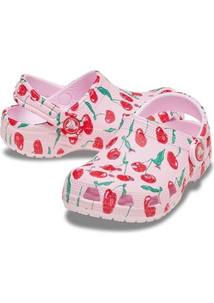 Kız Çocuk Classic Fresh Fruits Clog K Terlik - Pembe