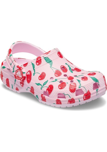 Kız Çocuk Classic Fresh Fruits Clog K Terlik - Pembe