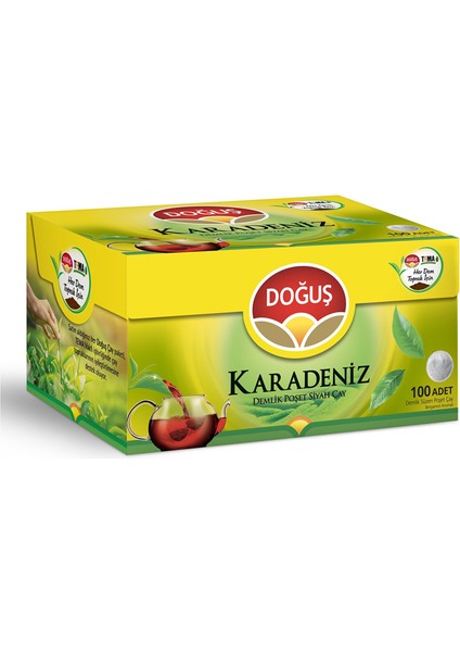 Karadeniz Demlik Poşet Çay Bergamot Aromalı 100'lü