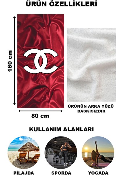 Dekoratif Modern Desenli Plaj Deniz Havlusu Peştamal 80x160 CM LUX20 fiyatları