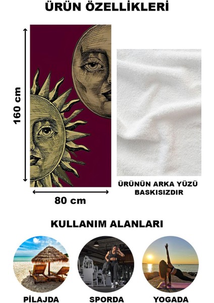 Dekoratif Modern Desenli Plaj Deniz Havlusu Peştamal 80x160 CM FI006 fiyatları