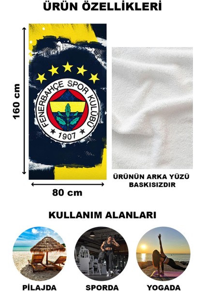 Dekoratif Modern Desenli Plaj Deniz Havlusu Peştamal 80 x 160 cm TRF09 fiyatları