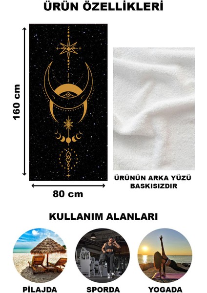 Dekoratif Modern Desenli Plaj Deniz Havlusu Peştamal 80x160 CM FI005 fiyatları