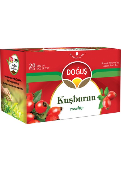 Bitki Çayı Kuşburnu Meyveçayı 20'li