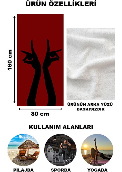 Dekoratif Modern Desenli Plaj Deniz Havlusu Peştamal 80 x 160 cm FI012 fiyatları