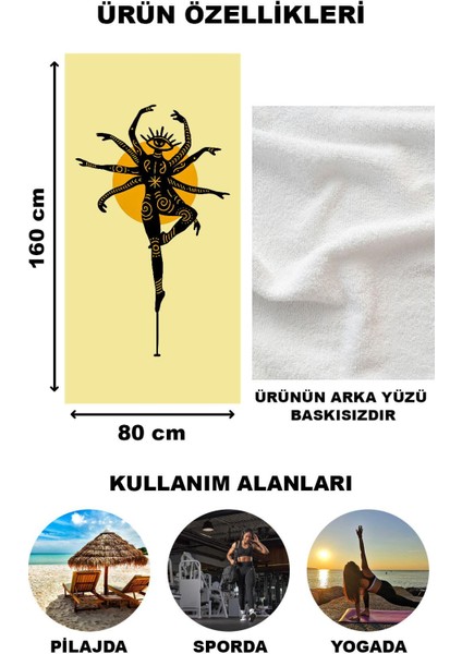 Dekoratif Modern Desenli Plaj Deniz Havlusu Peştamal 80x160 CM FI011 fiyatları