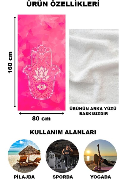 Dekoratif Modern Mandala Desenli Plaj Deniz Havlusu Peştamal 80x160 CM MD11 fiyatları