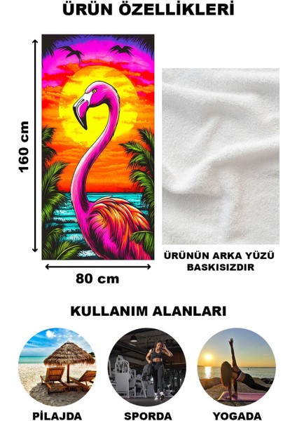 Modern Desenli Plaj Deniz Havlusu Peştemal 80 x 160 cm OPT18 fiyatları