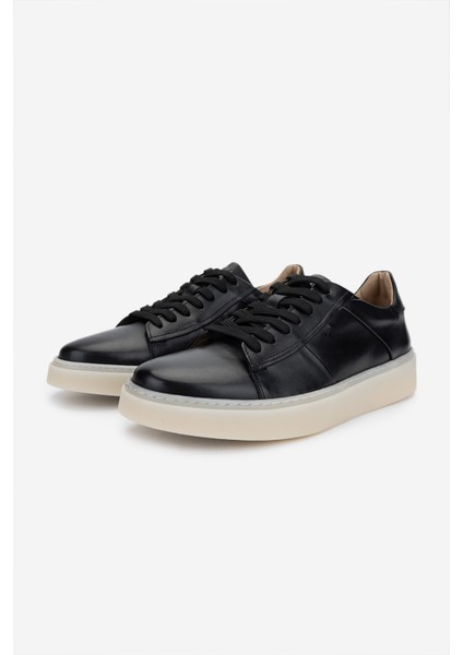 Erkek Hakiki Deri Siyah Deri Sneakers & Spor Ayakkabı 233 5629 Erk Ayk Y25 Sıyah Dr indirimleri