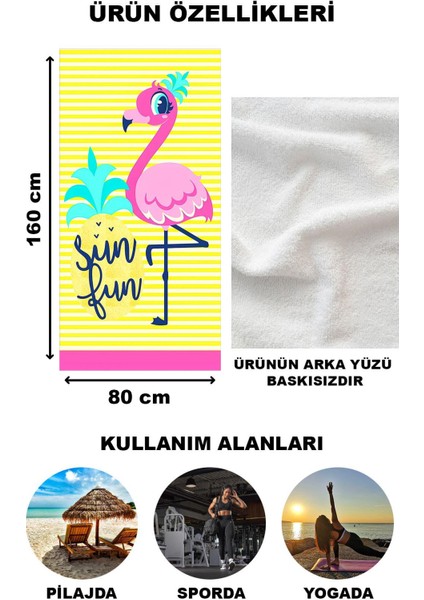 Modern Desenli Plaj Deniz Havlusu Peştemal 80x160 CM Aqua34 fiyatları