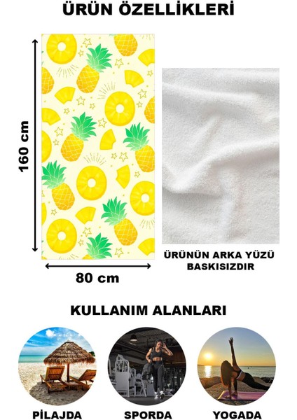 Modern Desenli Plaj Deniz Havlusu Peştemal 80x160 CM Aqua86 fiyatları