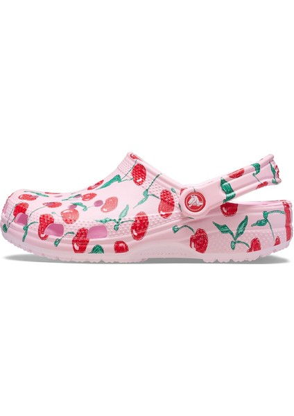 Kadın Classic Fresh Fruits Clog Terlik - Pembe