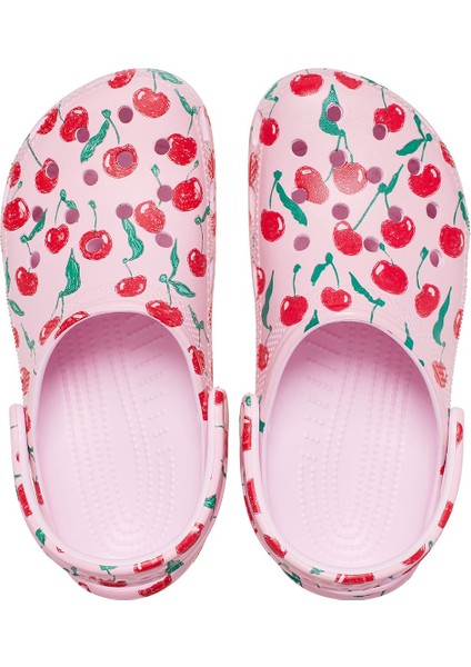 Kadın Classic Fresh Fruits Clog Terlik - Pembe