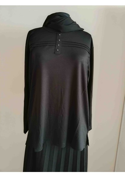 Kadın Giyim Anne Penyesi Uzun Kollu Pamuklu Viskon Düğme Çizgi Detaylı Anne Penyesi fiyatları