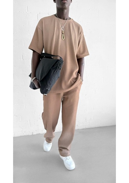 Erkek Yıkamalı Renk Geçişli Oversize T-Shirt Kahve Beyaz fırsatları