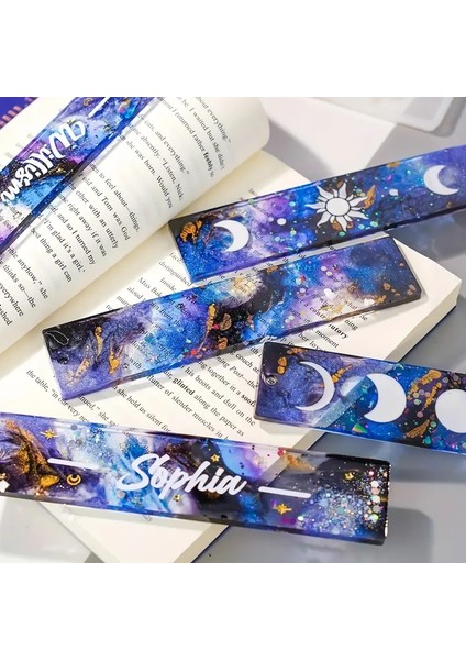 Epoksi 5'li Düz Model Çoklu Kitap Ayracı Kalıbı Silikon Kalıp modelleri