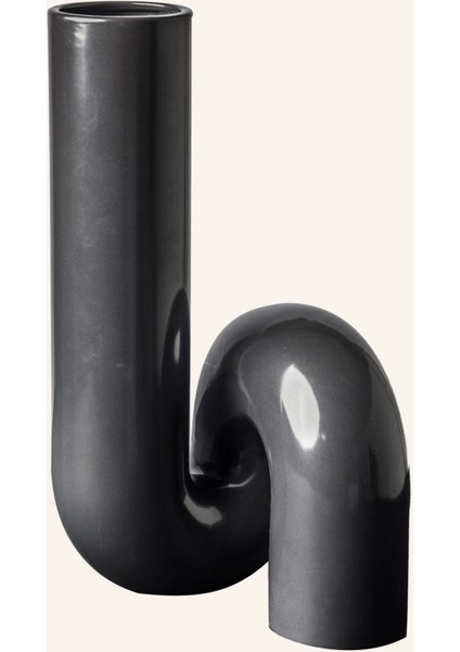 Yourtube Seramik Vazo 37 cm Yükseklik, Metalik Parlaklık, Modern Tasarım fiyatları