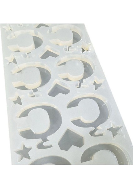 Epoksi Çoklu Silikon Kalıp Ç Harfi Anahtarlık Reçine Seri Döküm Kalıbı 4 cm 10 Lu fiyatları