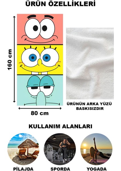 Modern Desenli Dijital Baskı Plaj Deniz Havlusu Peştamal 80x160 CM LION20 fiyatları