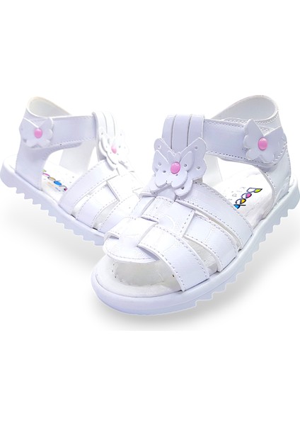 Ortopedik Kız Bebek Sandaleti Kelebek Serisi KLB2415
