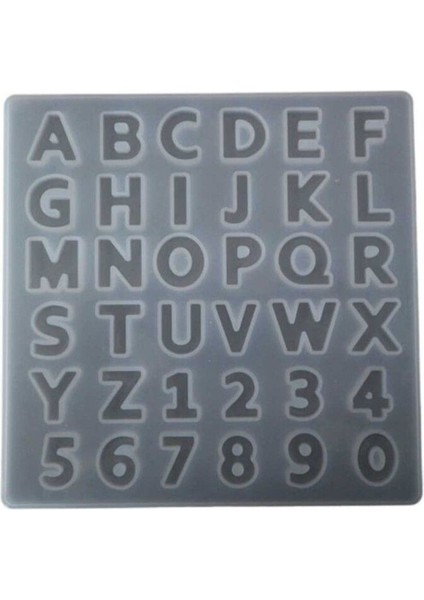 Epoksi Silikon Kalıp Büyük Harfler Kalıbı Küçük Boy 1.7 cm 36LI modelleri