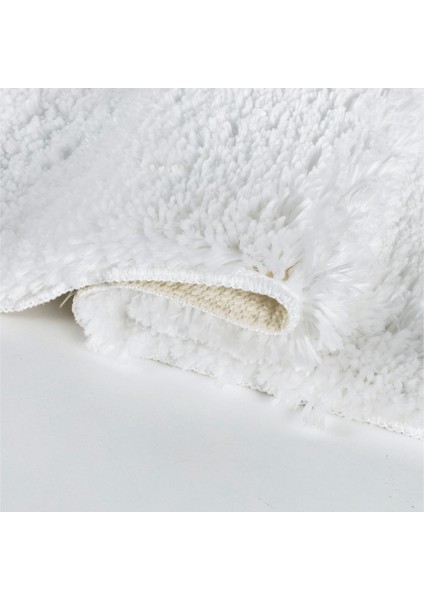 Doğal Kaymaz Taban Yıkanabilir Sheepline Beyaz 3’lü Banyo Halı Paspası 1 Adet 60X100 + 2 Adet 60X50 modelleri
