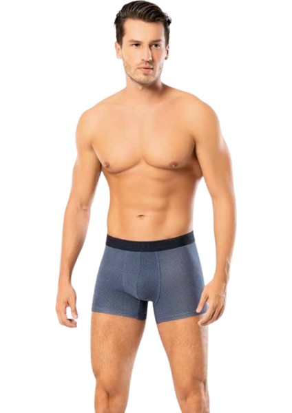 Looksense Erkek Dude 2 Li Düz ve Desenli Likralı Boxer 1406 modelleri