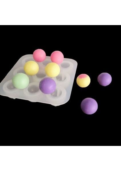 Epoksi Silikon Kalıp Çoklu Küçük Küre Deliksiz Boncuk Anahtarlık Kolye Kalıbı 9 Lu 2.2 cm fiyatları