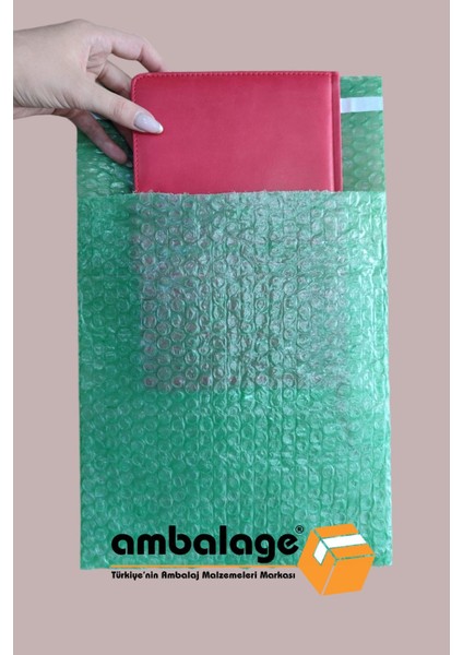 Kalın Balonlu Bantlı Patpat Torba 35X45 5 (50 Adet) Kargo Poşeti Balonlu Torba Havalı Torba Ambalaj